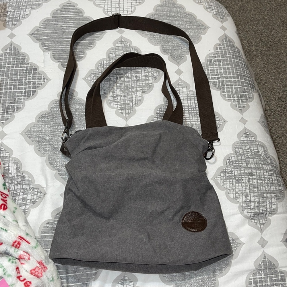 Canvas shoulder & crossbody bag